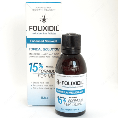 Erkaklar uchun kellikka qarshi dori Folidixil (15%)